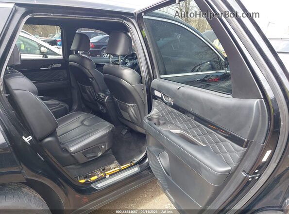 KM8R7DHE8MU273465 2021 HYUNDAI PALISADE Black Widok naklejki z numerem VIN