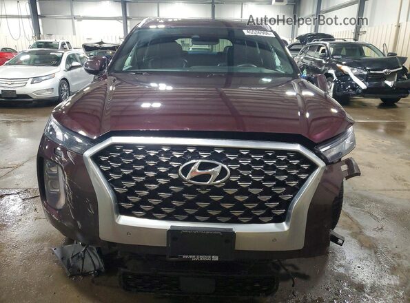 KM8R7DHE8MU319005 2021 HYUNDAI PALISADE Purple Widok z przodu