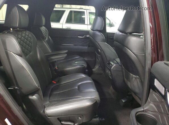 KM8R7DHE8MU319005 2021 HYUNDAI PALISADE Purple Widok wnętrza z tyłu