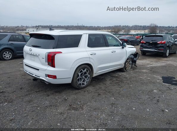 KM8R7DHE9MU253161 2021 HYUNDAI PALISADE Белый Задняя правая четверть