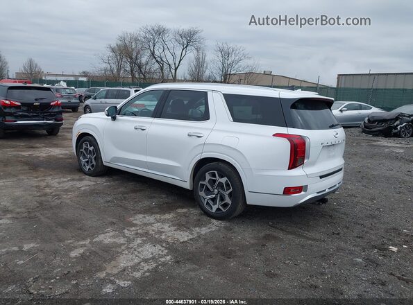 KM8R7DHE9MU253161 2021 HYUNDAI PALISADE Белый Задняя левая четверть