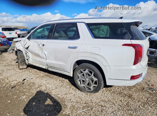 KM8R7DHE9MU288718 2021 HYUNDAI PALISADE Белый Задняя левая четверть