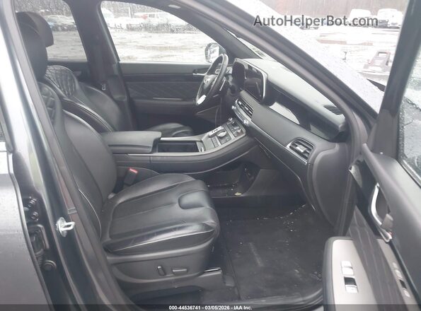 KM8R7DHEXMU270745 2021 HYUNDAI PALISADE Gray წინა სალონის ხედი