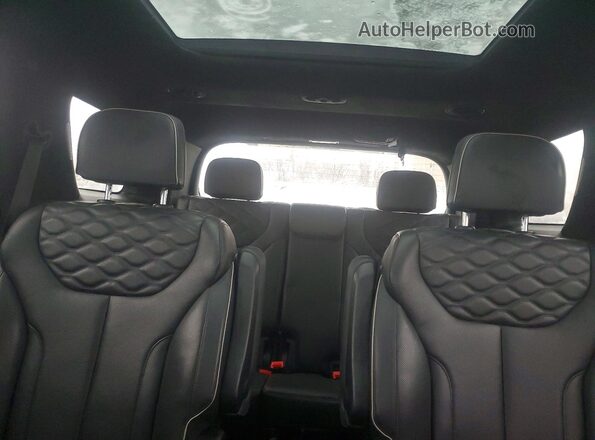 KM8R7DHEXMU274021 2021 HYUNDAI PALISADE White Հետևի նստատեղերի տեսք
