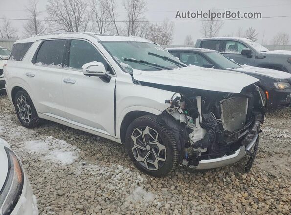 KM8R7DHEXMU274021 2021 HYUNDAI PALISADE White Առջևի աջ