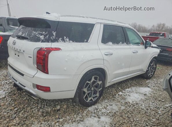 KM8R7DHEXMU274021 2021 HYUNDAI PALISADE White Հետևի աջ