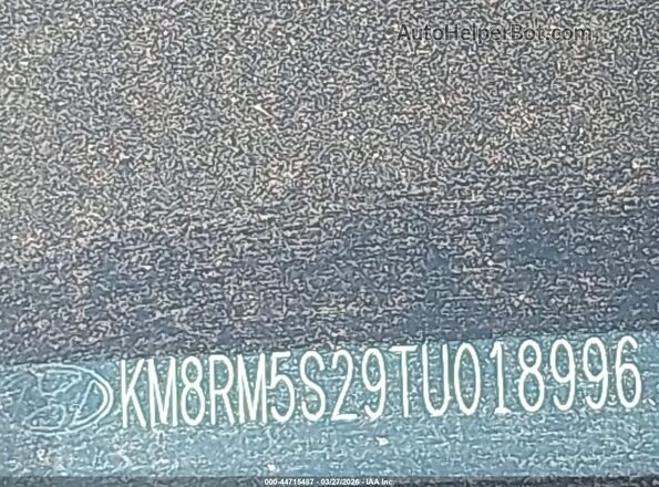KM8RM5S29TU018996 2026 HYUNDAI PALISADE Dark Blue 