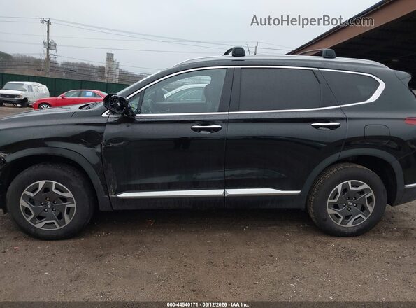 KM8S2DA15NU018507 2022 HYUNDAI SANTA FE HYBRID BLUE Black 