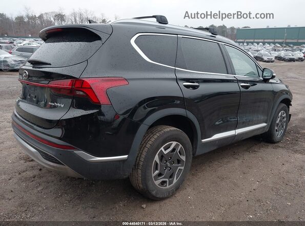 KM8S2DA15NU018507 2022 HYUNDAI SANTA FE HYBRID BLUE Black 