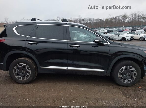 KM8S2DA15NU018507 2022 HYUNDAI SANTA FE HYBRID BLUE Black 