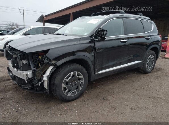 KM8S2DA15NU018507 2022 HYUNDAI SANTA FE HYBRID BLUE Black 