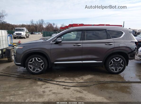 KM8S3DA11NU044664 2022 HYUNDAI SANTA FE HYBRID Gray Панорамний вид салону 360°