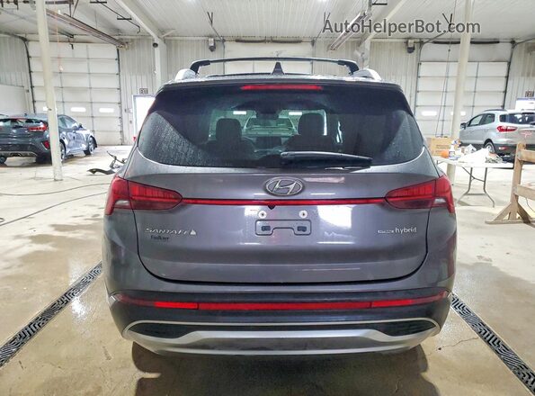 KM8S3DA16NU047656 2022 HYUNDAI SANTA Серый Вид сзади