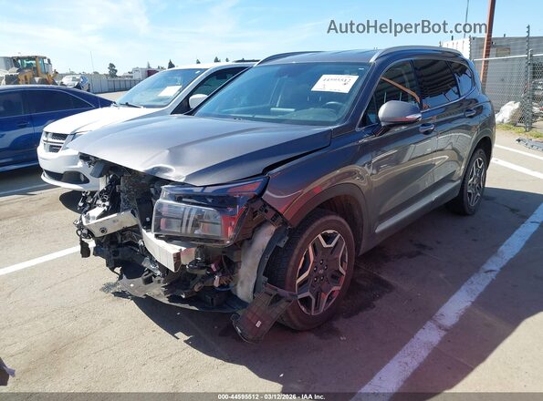 KM8S6DA21NU051663 2022 HYUNDAI SANTA FE PLUG-IN HYBRID Brown 