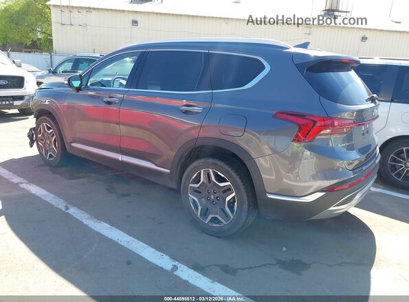 KM8S6DA21NU051663 2022 HYUNDAI SANTA FE PLUG-IN HYBRID Brown 