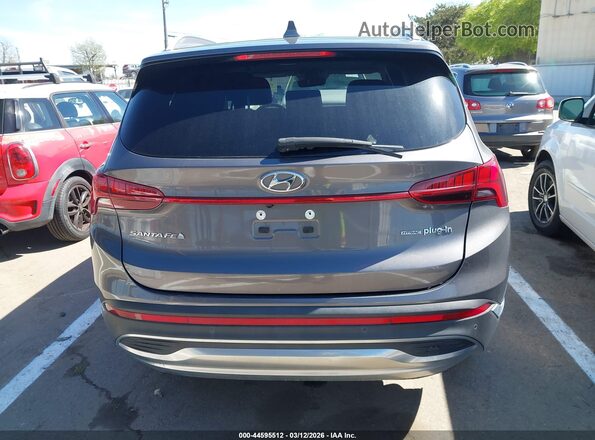 KM8S6DA21NU051663 2022 HYUNDAI SANTA FE PLUG-IN HYBRID Brown 
