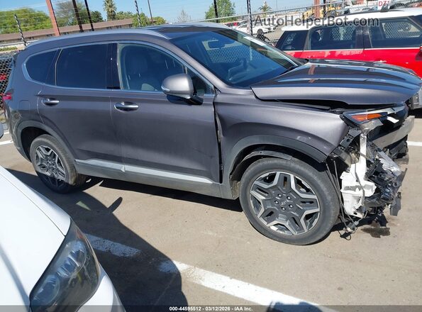 KM8S6DA21NU051663 2022 HYUNDAI SANTA FE PLUG-IN HYBRID Brown 