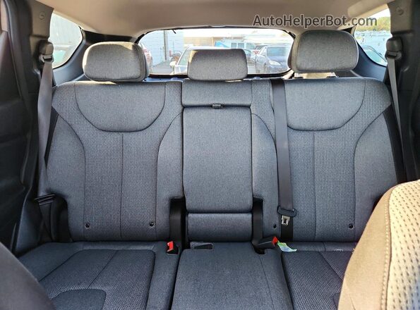 KM8S6DA25NU032503 2022 HYUNDAI SANTA Gray Rear seats view