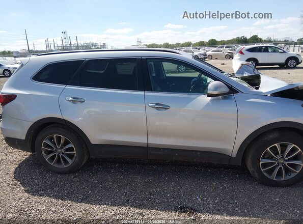 KM8SM4HF6HU183689 2017 HYUNDAI SANTA FE Gray Widok wnętrza 360 stopni