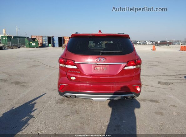 KM8SM4HF7HU202072 2017 HYUNDAI SANTA FE Красный 