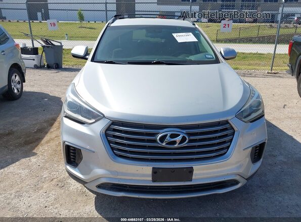 KM8SM4HF7KU304933 2019 HYUNDAI SANTA FE XL Silver Սարքավորումների վահանակի տեսք