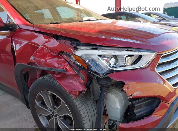 KM8SM4HF8GU148439 2016 HYUNDAI SANTA FE Red წინა ხედი