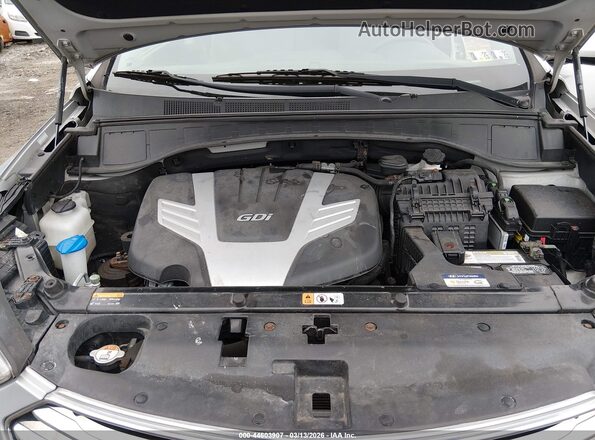 KM8SMDHF2GU135153 2016 HYUNDAI SANTA FE Silver Widok z tyłu