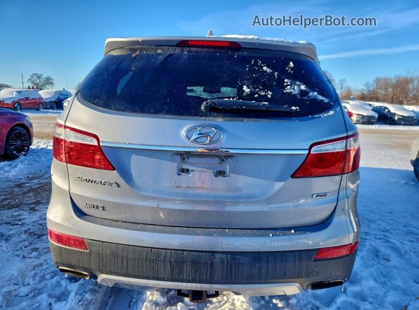 KM8SMDHF2GU144077 2016 HYUNDAI SANTA Silver Вид ззаду