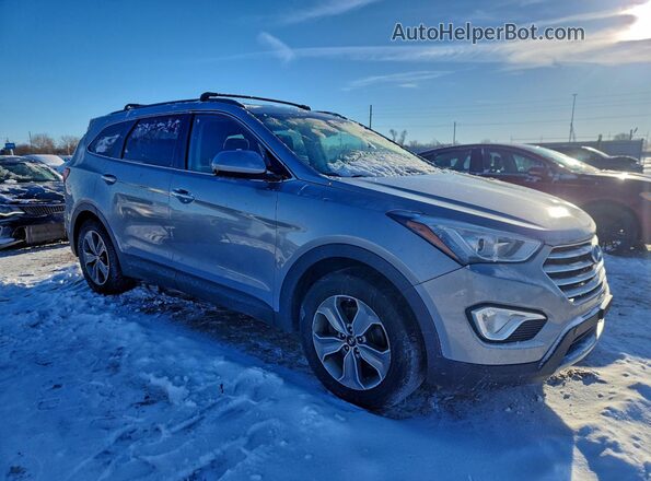 KM8SMDHF2GU144077 2016 HYUNDAI SANTA Silver Передня права чверть