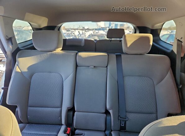KM8SMDHF2GU144077 2016 HYUNDAI SANTA Silver Вид задніх сидінь