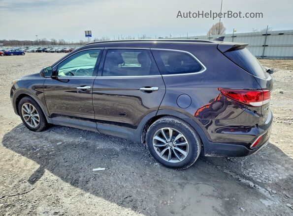 KM8SMDHF2KU302894 2019 HYUNDAI SANTA Brown 
