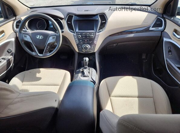 KM8SMDHF2KU302894 2019 HYUNDAI SANTA Brown 