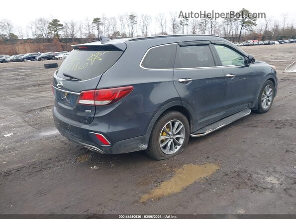 KM8SMDHF6HU232258 2017 HYUNDAI SANTA FE Gray Trasero derecho