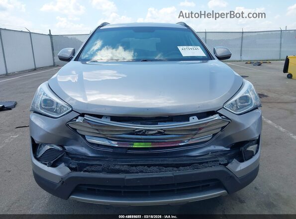 KM8SMDHF7GU158492 2016 HYUNDAI SANTA FE Silver Սարքավորումների վահանակի տեսք