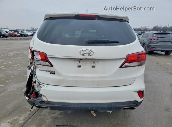 KM8SN4HF9KU307619 2019 HYUNDAI SANTA White Vista trasera