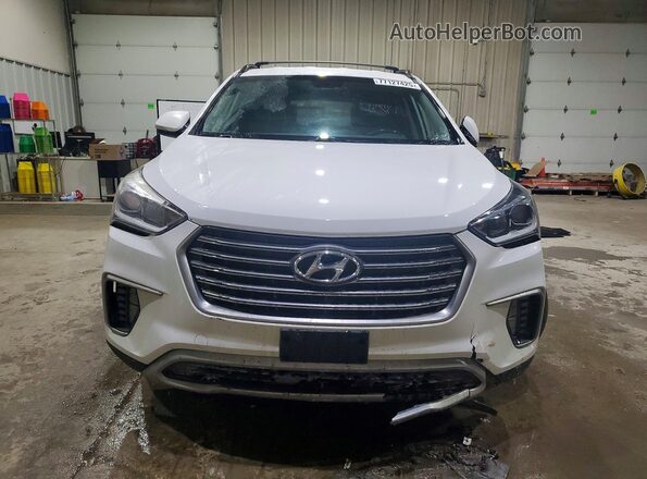 KM8SNDHF3KU298366 2019 HYUNDAI SANTA White 