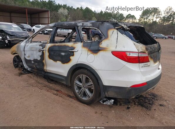 KM8SR4HF4GU140209 2016 HYUNDAI SANTA FE White Tył lewy