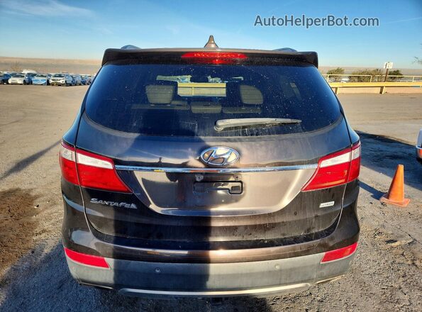 KM8SR4HF6GU156685 2016 HYUNDAI SANTA Угольный Вид сзади