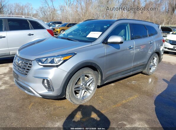 KM8SRDHF5HU222273 2017 HYUNDAI SANTA FE Silver Передня ліва чверть