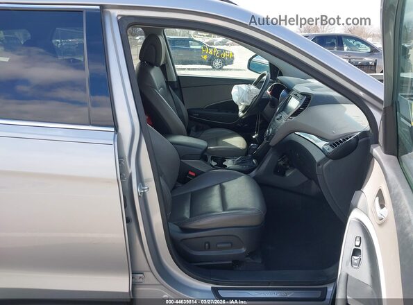 KM8SRDHFXGU133684 2016 HYUNDAI SANTA FE Gray წინა სალონის ხედი