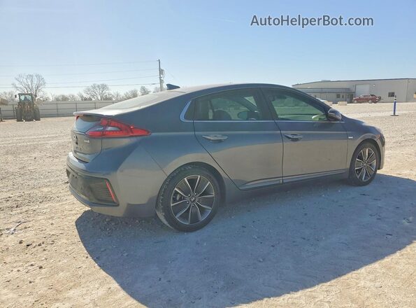 KMHC05LC0HU026226 2017 HYUNDAI IONIQ Gray Հետևի աջ