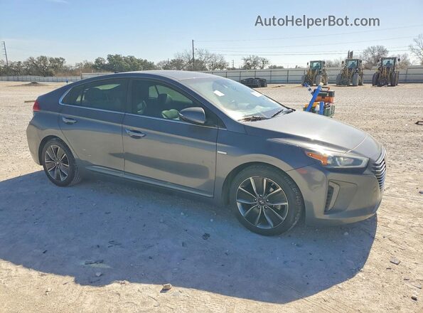 KMHC05LC0HU026226 2017 HYUNDAI IONIQ Gray Առջևի աջ