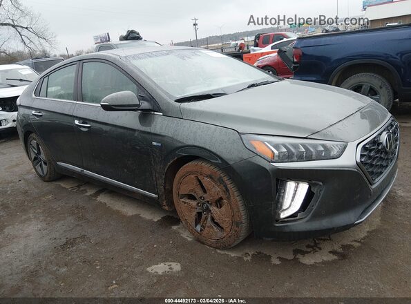 KMHC05LC0LU241727 2020 HYUNDAI IONIQ HYBRID Gray Vista interior trasera