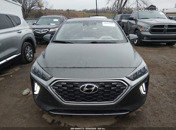 KMHC05LC0LU241727 2020 HYUNDAI IONIQ HYBRID Gray Vista del cuadro de instrumentos