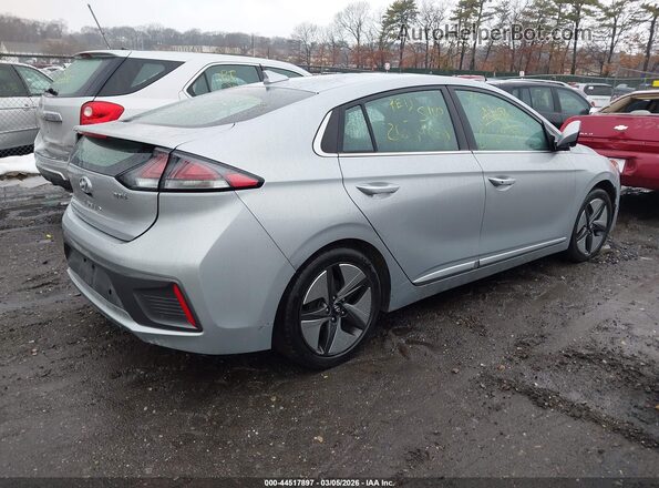 KMHC05LC1MU251619 2021 HYUNDAI IONIQ HYBRID Gray Հետևի աջ