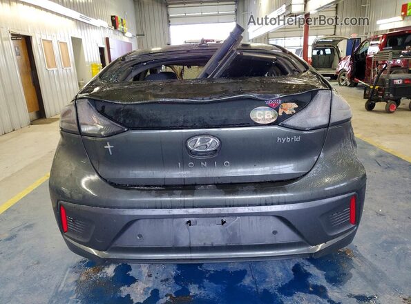 KMHC05LC1NU281110 2022 HYUNDAI IONIQ Gray Вид ззаду