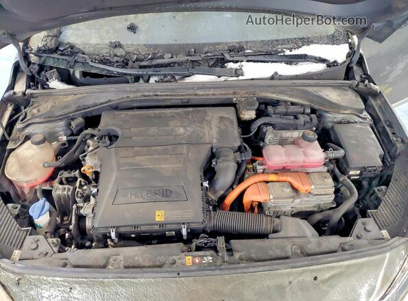 KMHC05LC1NU281110 2022 HYUNDAI IONIQ Gray Вид задньої частини салону