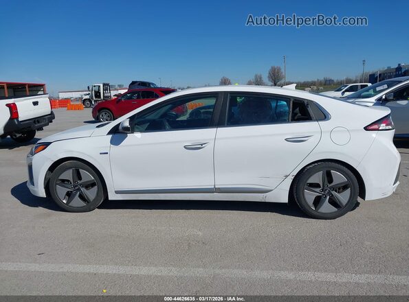KMHC05LC3LU235159 2020 HYUNDAI IONIQ HYBRID White Սալոնի 360 աստիճան տեսք
