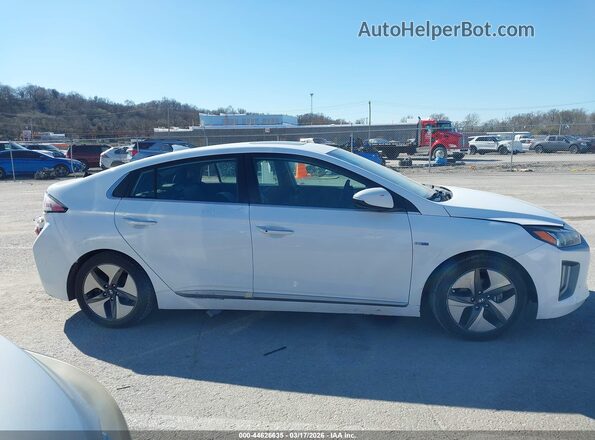 KMHC05LC3LU235159 2020 HYUNDAI IONIQ HYBRID White Սալոնի հետևի տեսք