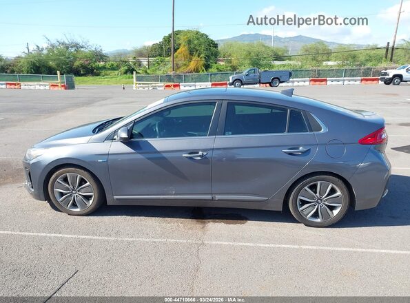 KMHC05LC5JU065092 2018 HYUNDAI IONIQ HYBRID Gray Панорамний вид салону 360°